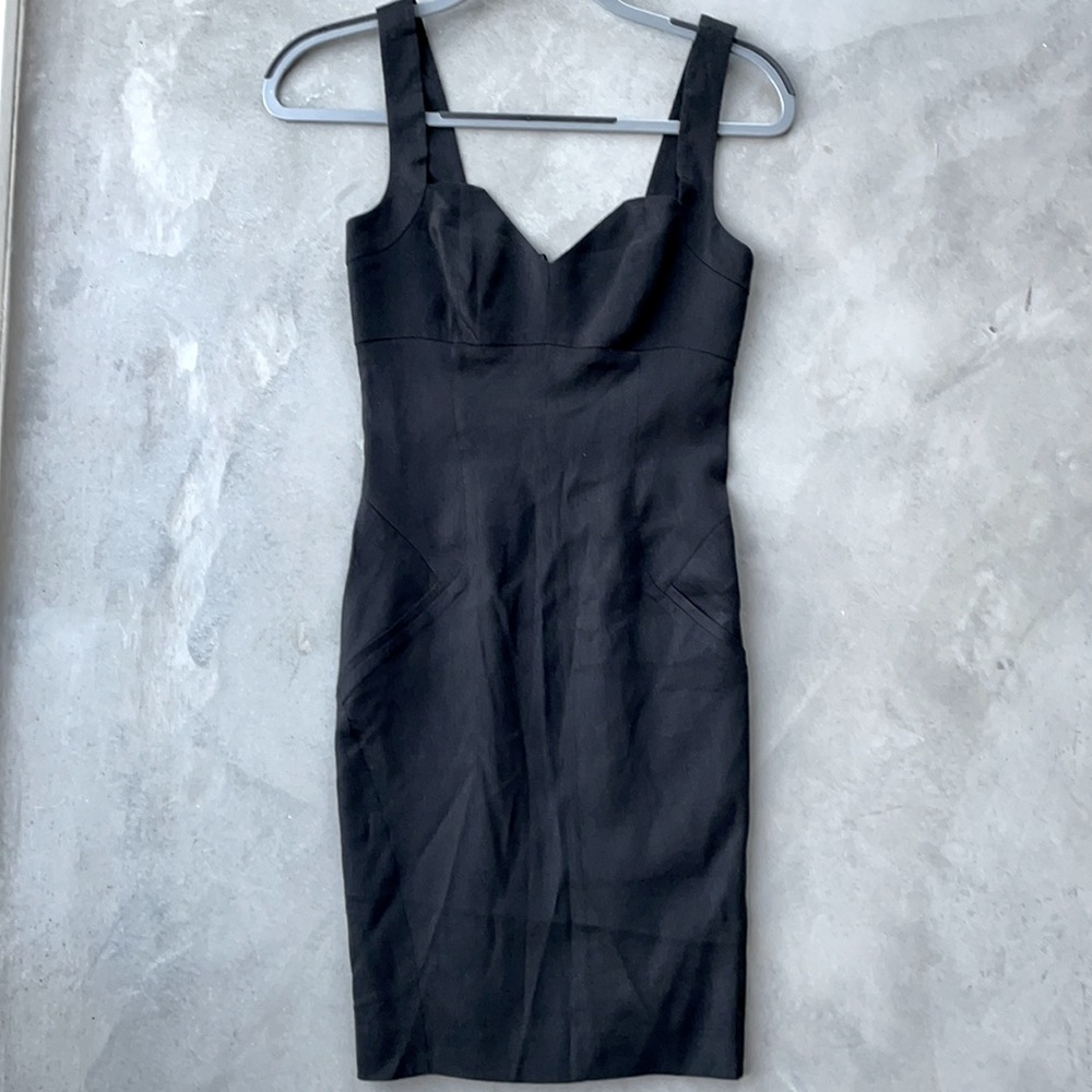Bebe linen black dress